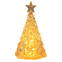 Weihnachts-LED-Kerzen – gelbes Licht, Weihnachtsdekoration, Weihnachtsbaum, Weihnachtsgeschenke, Bürodekor, Kristall-Nachtlichter