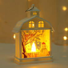 Creative Christmas House Lanterns - Snowman, LED Christmas Decorations, Christmas Eve Gifts for Christmas Tree, Window Decorations