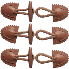 Botones de repuesto para chaqueta (3 pares), botones de cuerno para coser, botones para manualidades, decoraciones para bricolaje, botones para pantal