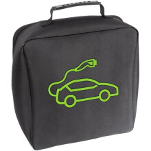 Large Storage Bag for Electric Car EV Trunk, Charging Cable or Jumper Cables, Water Resistant 600D Oxford Fabric, Hook and Loop Back