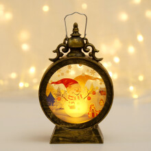 Lanterna a campana di Natale - Albero di Natale bianco, Decorazioni natalizie a LED, Regali della vigilia di Natale, Decorazioni per finestre