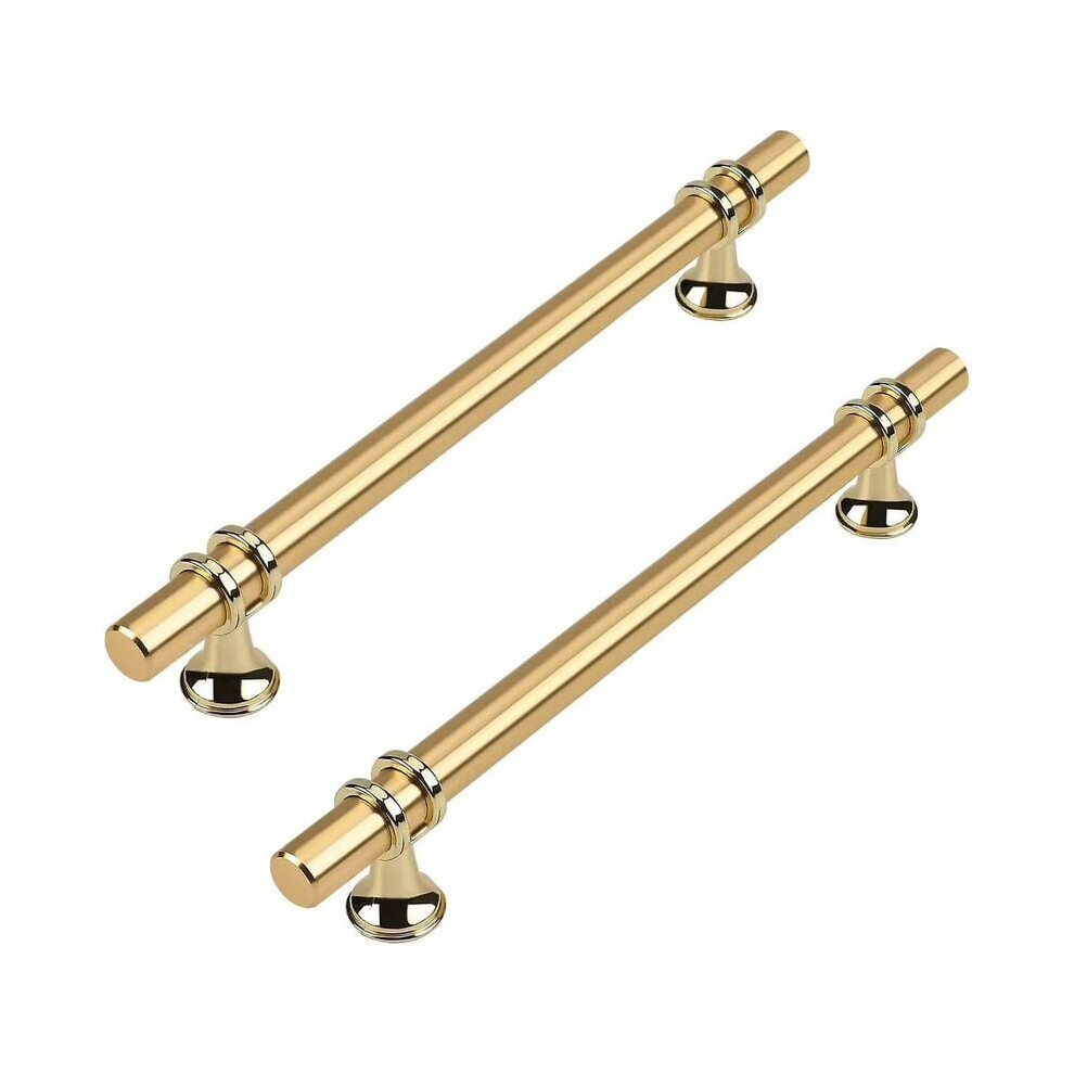 Set Of 6 Furniture Handles Kitchen Handle Gold Handle - Gold Kitchen Handle Zinc Alloy Drawer Handle Center Distance 192Mm 6932766546208