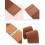 3 pezzi cintura larga da donna elastica nera rossa marrone 75x7,5cm 5