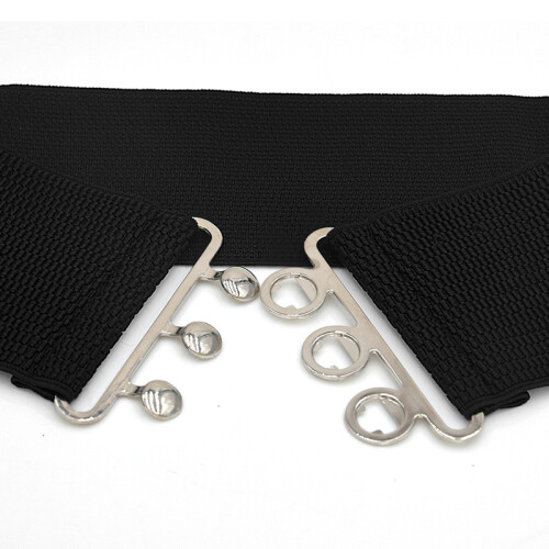 1 ST. Elastische riem - 7,5x66cm Zwart 2