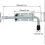Set of 2 locks, professional galvanized iron spring lock pin 2