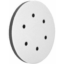 (6 agujeros, 125 mm) Almohadilla de esponja Almohadilla de amoladora seca neum?tica Almohadilla de protecci?n de disco autoadhesiva flocada para amola