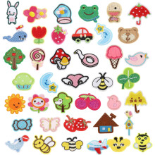 39 parches de ropa de animales para ni?os, parches de ropa de dibujos animados para hacer t? mismo, pegatinas de parches de ropa, para planchar, caram