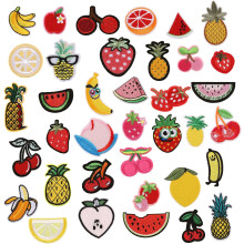 37 parches de ropa de frutas para ni?os, parches de ropa de dibujos animados para hacer t? mismo, pegatinas de parches de ropa, para planchar, caramel