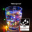 2 Pack 20m LED String Lights with 200 Multi-Color LEDs, Battery Powered and Timer Setting Remote Control, Indoor or Outdoor 4