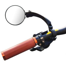 1 Pair Motorcycle Bike Rearview Mirrors Electric Bike Reflectors Bicycle Mirrors Equipped with Large Field of View Mirrors (Round)