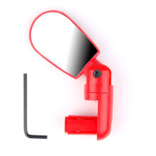 Bicycle Rearview Mirrors Foldable Convex Rearview Mirrors for Mountain Road Bike Red