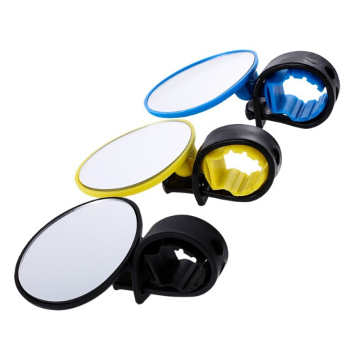 Quick Release Bicycle Mirrors, Full Angle Adjustment, Handlebar Cross Reflectors, Compact MTB, Road Bike 2