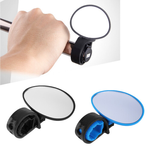 Quick Release Bicycle Mirrors, Full Angle Adjustment, Handlebar Cross Reflectors, Compact MTB, Road Bike 1