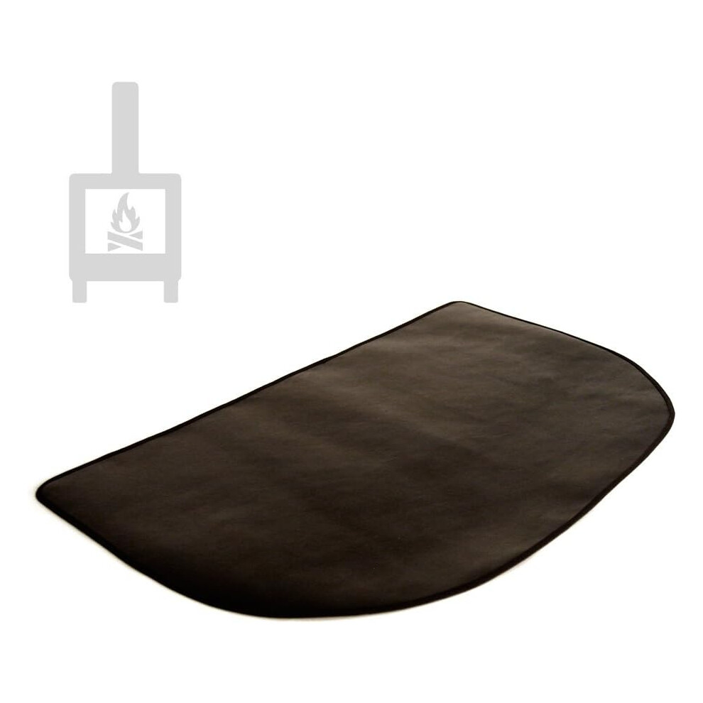(102X50cm) Fireproof Mat In Front Of Fireplace, Fireproof Fireplace Mat, Semicircular Fireproof Mat, Fireproof Mat For Fireplace, Stove, Barbecue 6932766550359