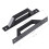 (White)2pcs Kitchen Glass and Plastic Mounted Aluminum Alloy Door Handle 4