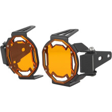 (Accesorios no originales (naranja)) Cubierta de luz antiniebla de motocicleta, cubierta de luz antiniebla de motocicleta, cubierta de protecci?n de l