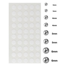 (8 balls 50 stickers) 8pcs Fake Lip Nails & 50pcs Stickers Eyebrow Ear Stud Non Piercing Earring Studs Teens Hip hop Fake Nose Ring Body Jewelry
