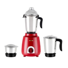 GEEPAS 600W 3-in-1 Mixer Grinder, Stainless Steel Jars & Blades