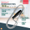 2pk Flexible Drain Unblocking Rods 1M Long Sink Unblocker Cleaner Snake Tool 6