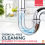 2pk Flexible Drain Unblocking Rods 1M Long Sink Unblocker Cleaner Snake Tool 8