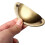 10PCS Retro Door Handle, Metal Kitchen Cupboard Drawer Cabinet Handles Knobs Handware, Copper Shell Cup Handles Brass Shell Pull Handles 3