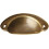 10PCS Retro Door Handle, Metal Kitchen Cupboard Drawer Cabinet Handles Knobs Handware, Copper Shell Cup Handles Brass Shell Pull Handles 4
