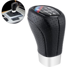Pomo de cambio de marchas de 5 velocidades para BMW E34 E36 E38 E39 E46 E53 E60 E61 E63 E64 E83 E90 E91 E92 E93 Serie 3 Serie 5 X1 X3 X5 Palanca de ca
