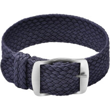 Correa de reloj de repuesto de nailon de alta calidad con tejido de perl?n NATO para hombre y mujer, correa de reloj de 20 mm con hebilla de acero ino