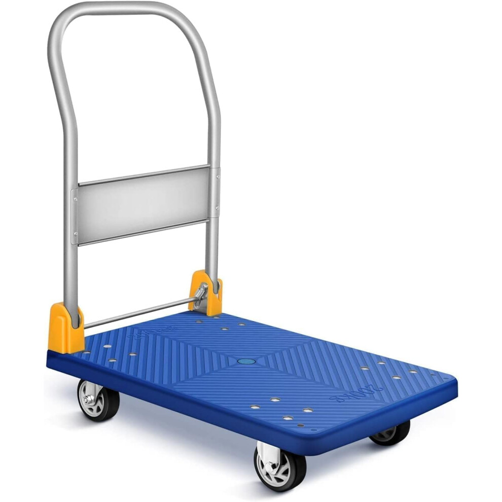 (200kg) Platform truck with 440 lb (200 kg) weight capacity and 360 degree swivel wheels