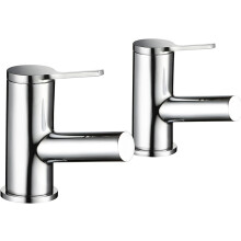 Mira Evolve Chrome Bath Pillar Taps 3/4"