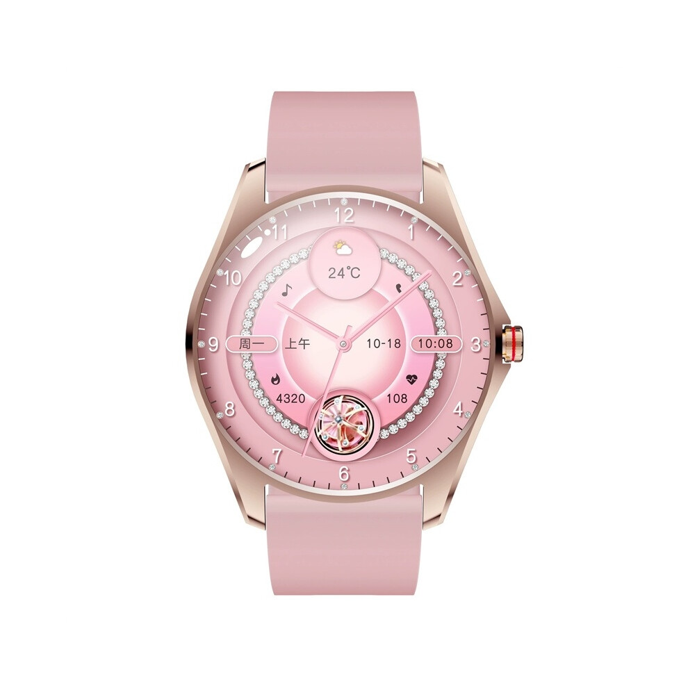 (Pink) Smart Watch Wristwatch Health Monitoring Sports Fitness Tracker Fashion Smartwatch For Men Women Pink 4048297230980