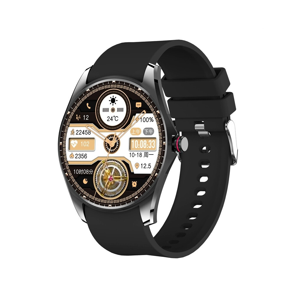 (Black) Smart Watch Wristwatch Health Monitoring Sports Fitness Tracker Fashion Smartwatch For Men Women Black 4048297230997