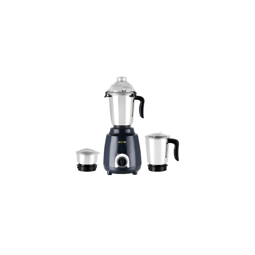 Geepas 600W 3-In-1 Mixer Grinder, Stainless Steel Jars & Blades