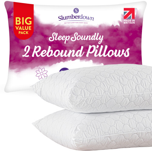 Slumberdown (2 Pack) Slumberdown Rebound Firm Support Pillow 2