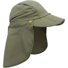 (Medium-Large, Army Green) Weiyang Boys UPF 50 Sun Protection Cap Quick Dry Baseball Hat Boys Sun Hat Fishing Hat with Neck Flap