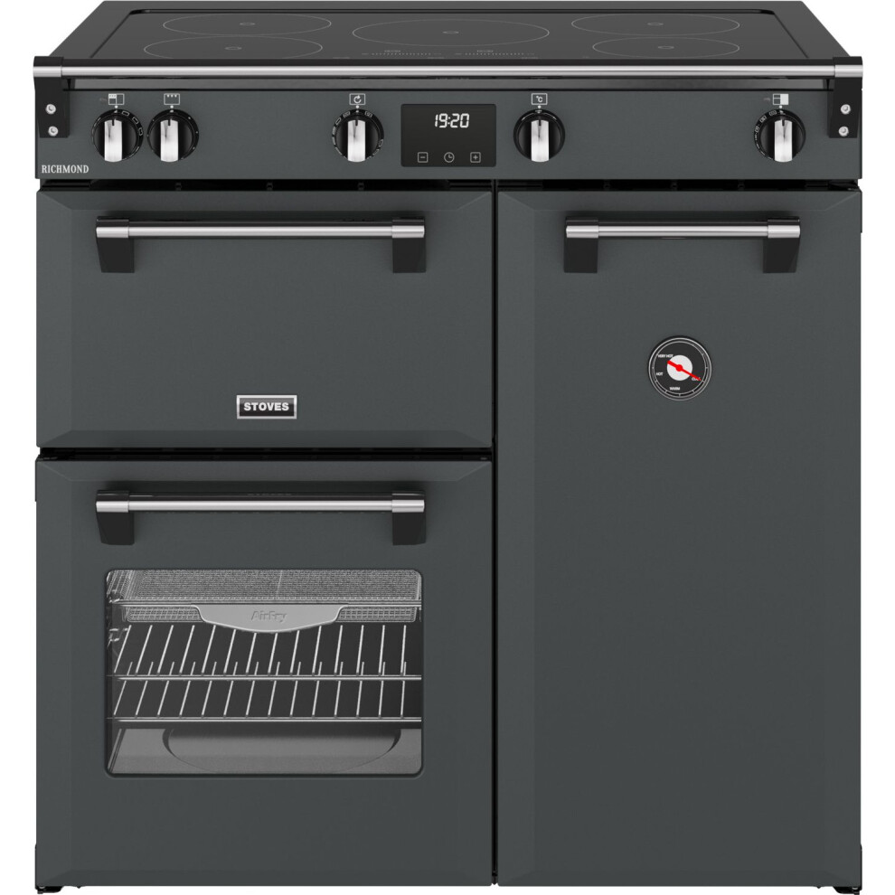 Stoves Richmond 90Ei TCH 90cm Electric Range Cooker with Induction Hob – Anthracite – A/A/A Rated