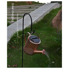 Solar-Gießkannen-Lichterkette, Vintage-Metallkessel-Lichterkette, Wasserdichte LED-Lichterkette, Solar-Garten, für Den Außenbereich, Klein