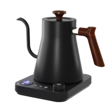 Wasserkocher mit Schwanenhals, Intelligenter Temperaturregler, 1200 W, Schnellkochtopf, 304 Edelstahl, Innentopf, 900 Ml, EU-Stecker