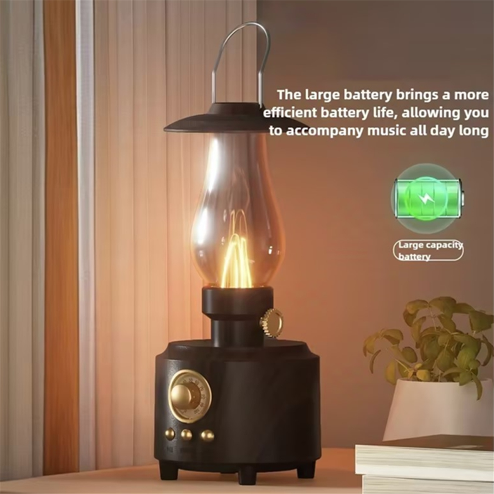 Classic Bluetooth Speaker Atmosphere Shocking Bass Sound Box Music Player Support Tf Card Usb Aux Home Light 4851889566219
