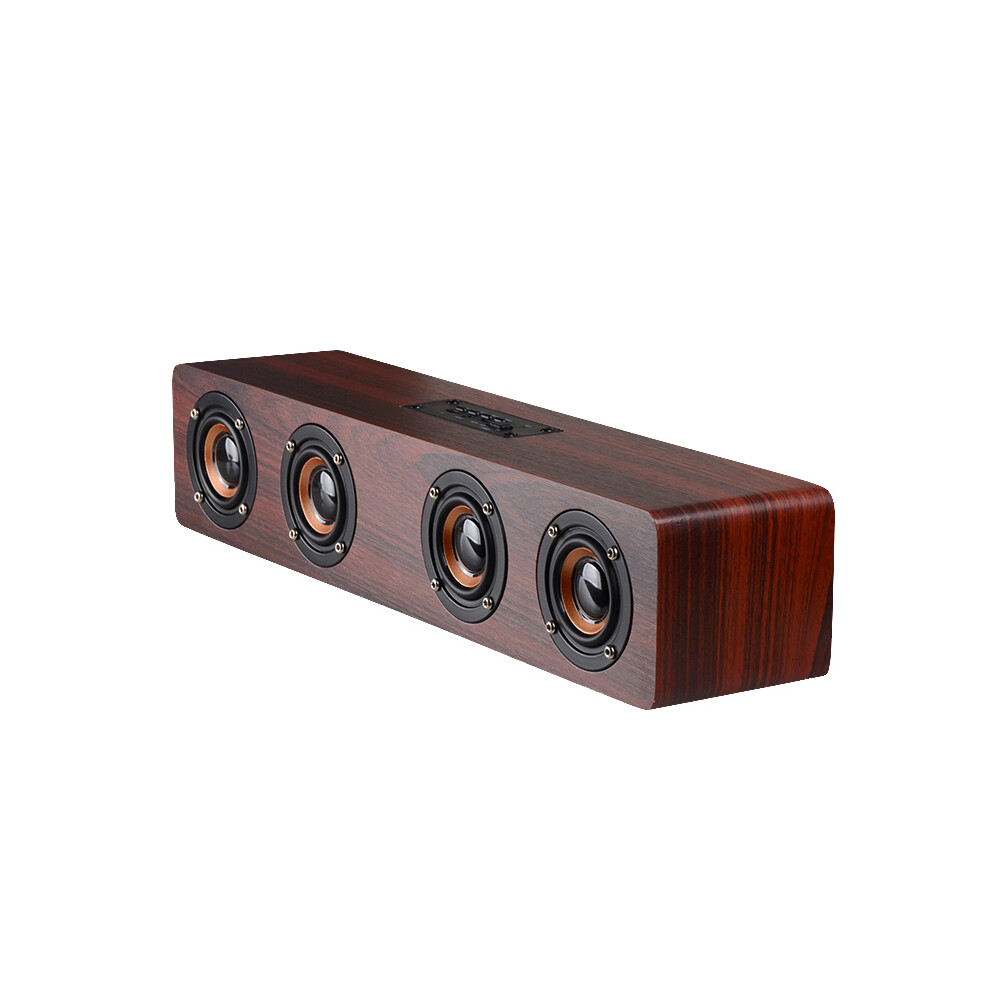Haut-Parleurs Bluetooth Sans pour en Bois W8 Ordinateur Portable Sound TV Audio de Bureau