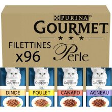 GOURMET Perle Chef's Collection in Gravy Wet Cat Food 96x85g