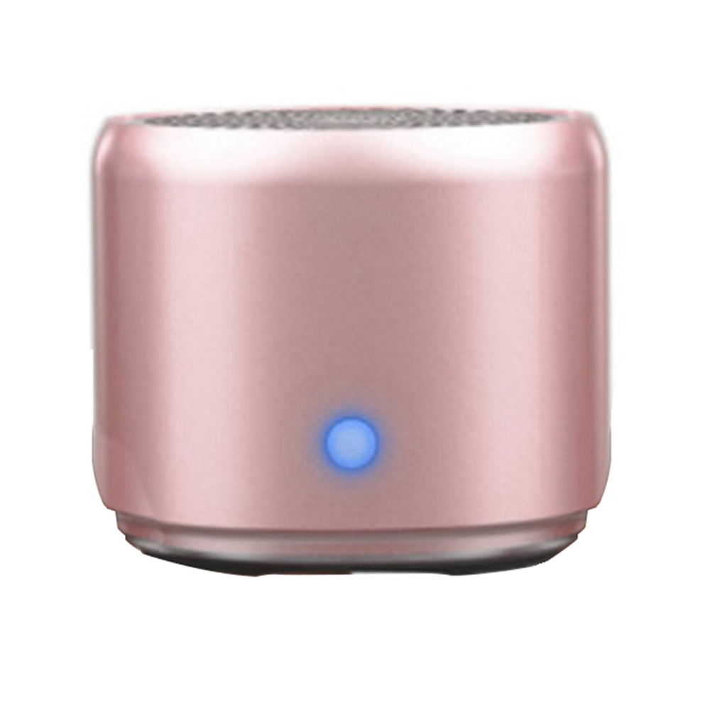 A106 Pro Mini Bluetooth Speaker with Custom Bass Radiator Waterproof Super Portable Speakers for Shower, Car-Pink