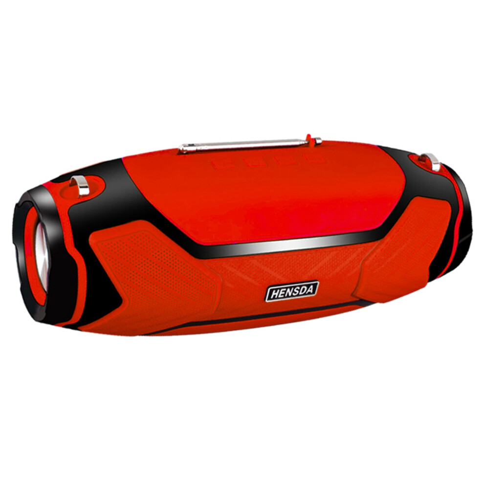 40W Wireless Bluetooth Speakers Portable Outdoor Column Stereo Subwoofer for PC Computer Music Center Radio(Red)-image-OPC-PG5W8NZ-NEW