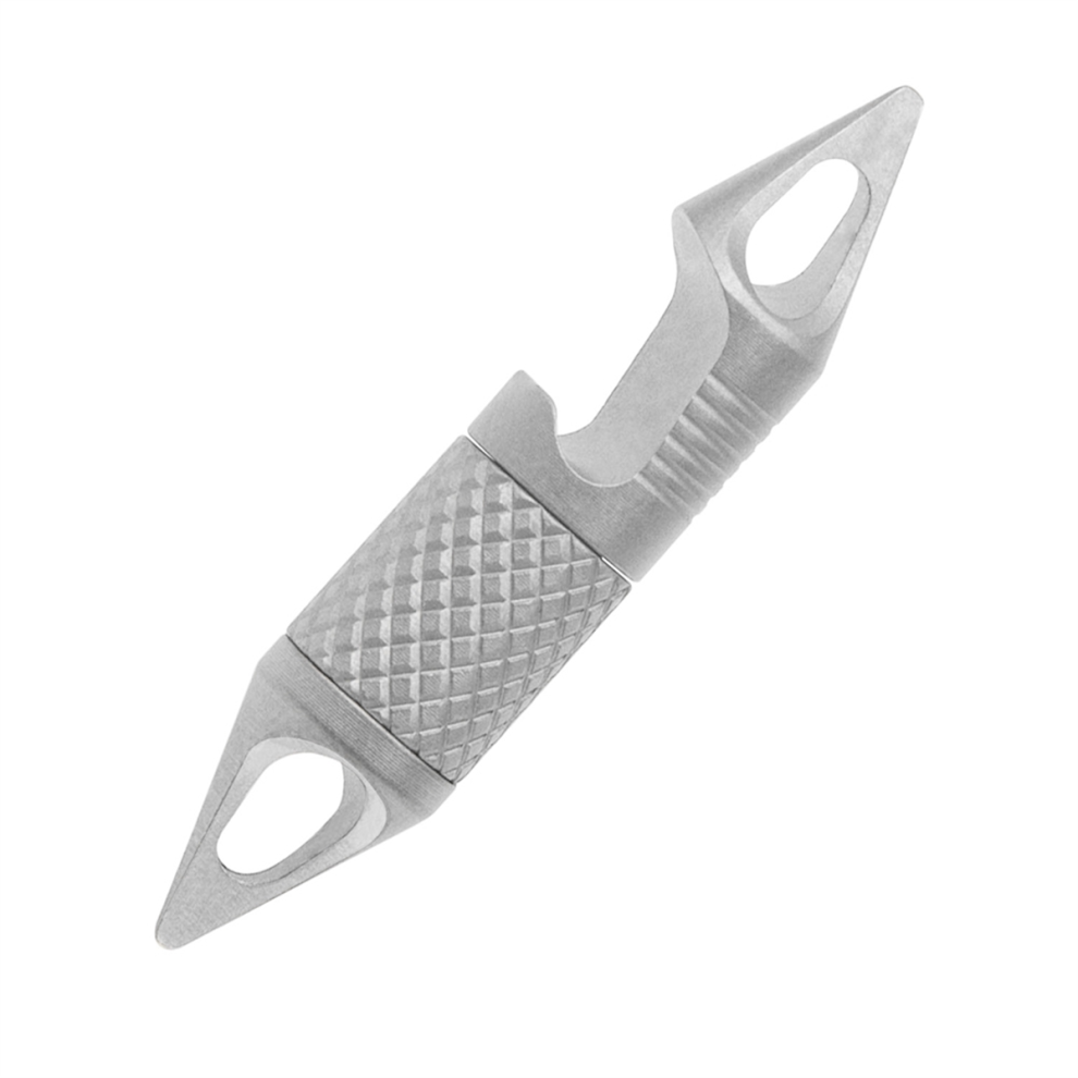 Titanium Alloy Mini Multifunctional Universal Joint Swivel Ring Keychain Necklace Accessory Portable Tool Bottle Opener