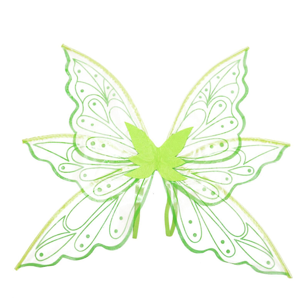 (green2) Glittering Angel Wings Butterfly Wings, Fairy Wings, Womens Butterfly Wings, Fairy Wings For Girls Adults