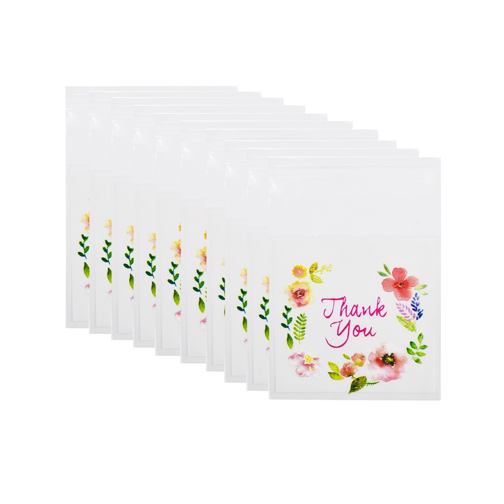 400 PièCes CookieandCandy Sac Auto-AdhéSif pour Mariage Anniversaire FêTe Cadeau Biscuit Cuisson Emballage