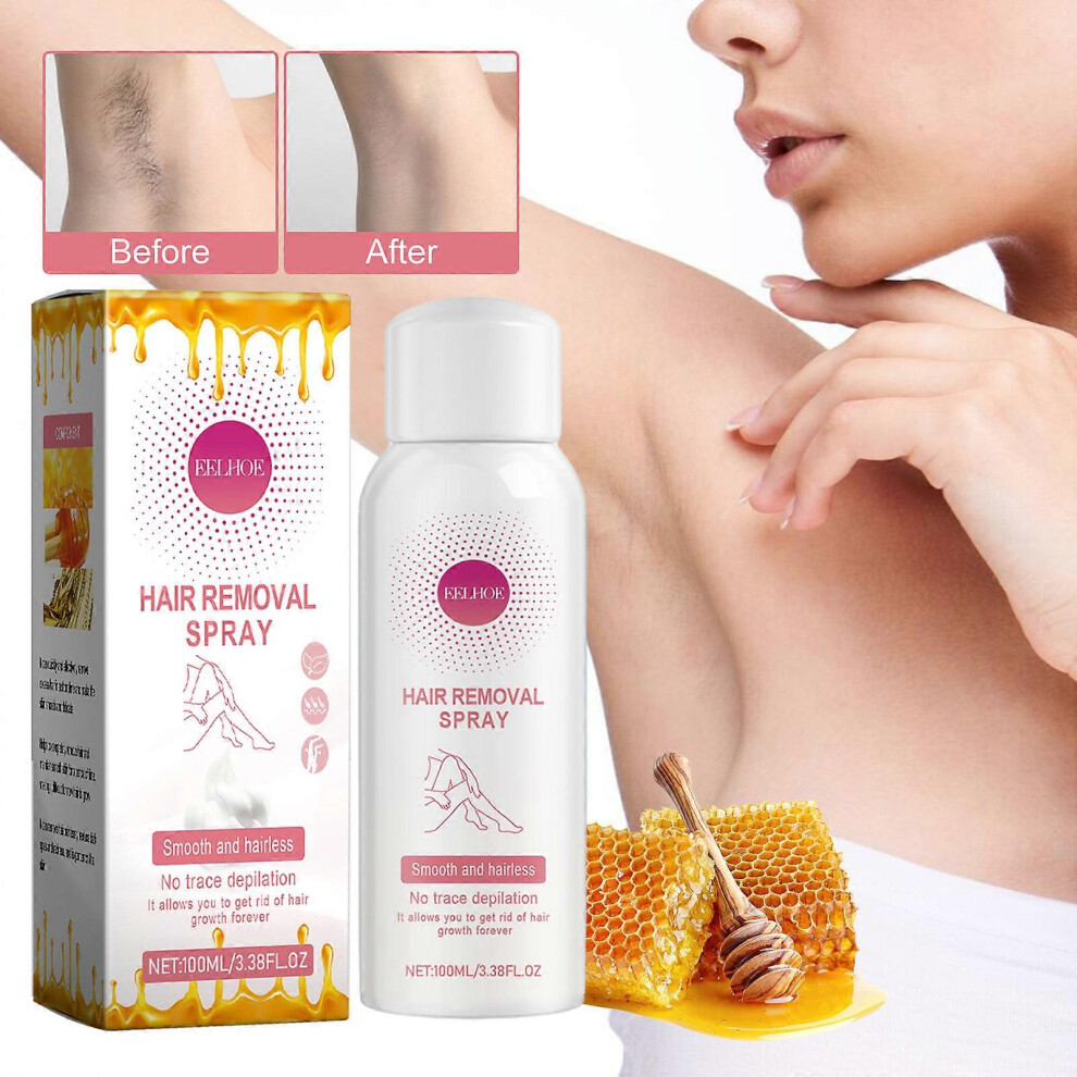 (1pcs) Beeswax Hair Removal Spray, Beeswax Hair Removal Mousse, Hair Removal Spray, Hair Removal Mousse, Hair Removal Mousse Spray