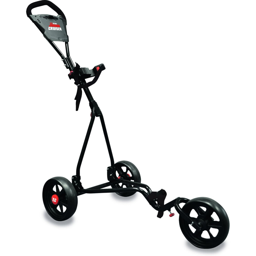 (Black) 3 Wheel Golf Trolley21 x 41 x 63.5 cm