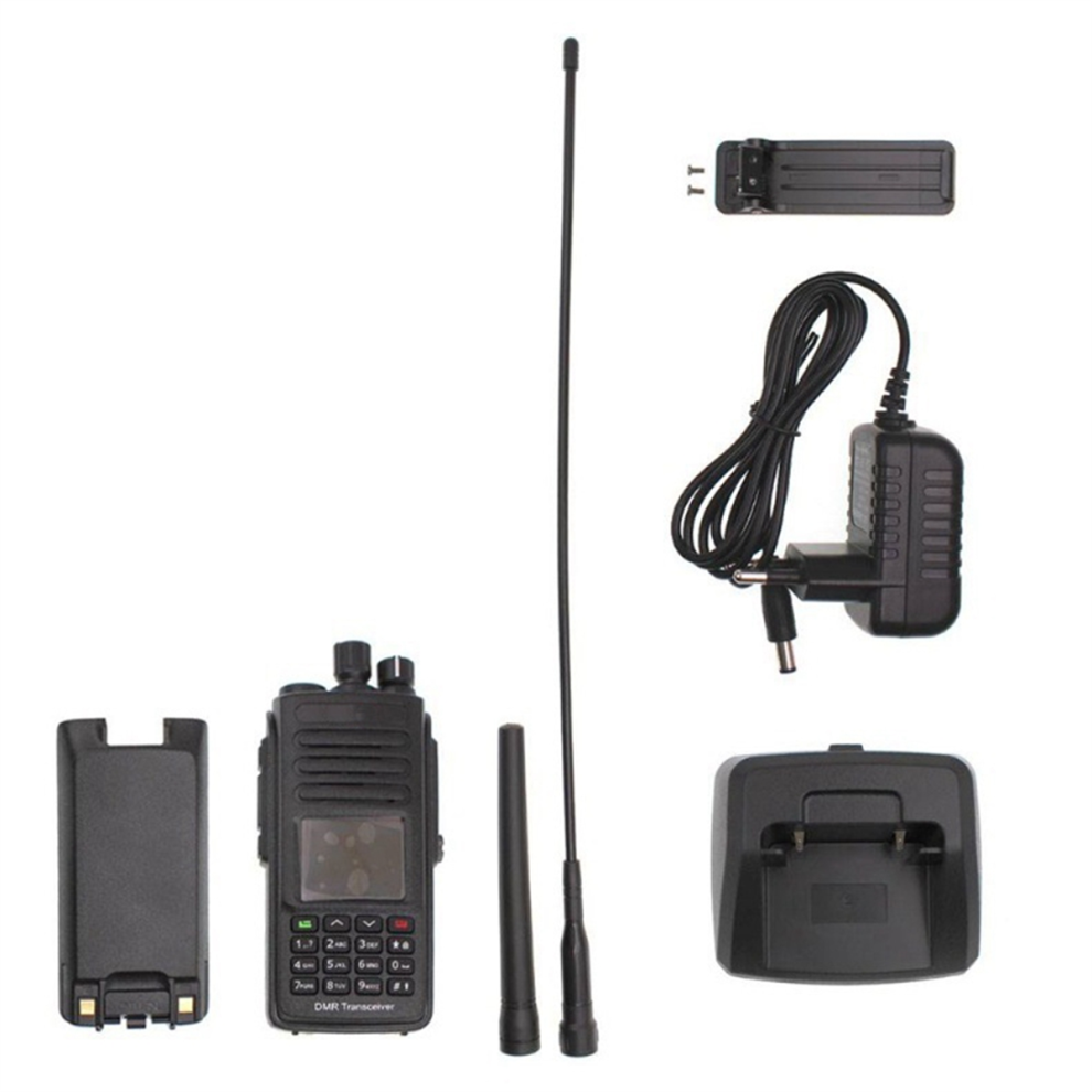 10W -Uv390 Plus Walkie Talkie Aes256 Radio Ip67 Waterproof Vhf/Uhf Dual Band Digital Dmr Without Gps Eu Plug 4852811613315