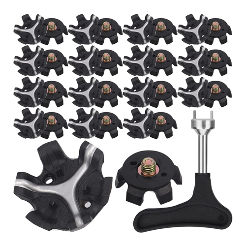 30Pcs Pointes de Golf Chaussures Remplacements Crampons Avec CléS à 1